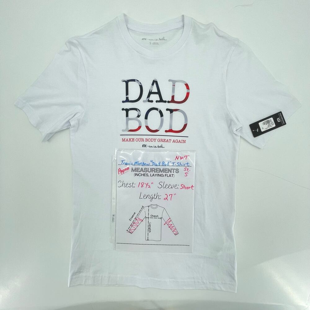 Travis Mathew Men’s 100% Pima Cotton “Dad Bod” Tee‎ Shirt, NWT, Sz. S **READ** - Picture 10 of 10